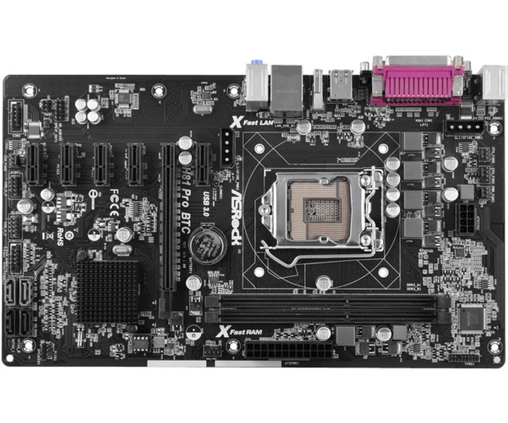 Материнская плата ASRock H81 Pro BTC LGA 1150 Б/У – фото, отзывы ...