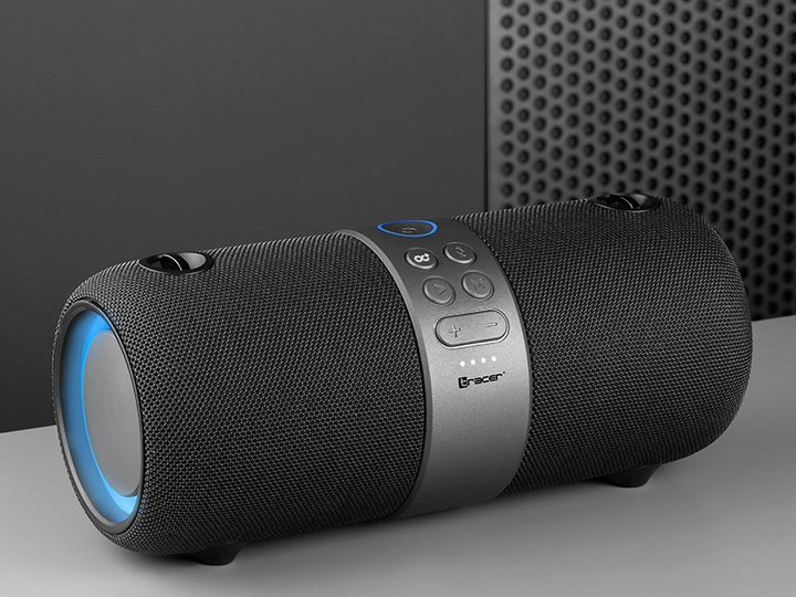 Głośnik przenośny Tracer SPLASH XXL Stereo portable speaker 30 W Czarny (AKGTRCGLO0030) - obraz 7