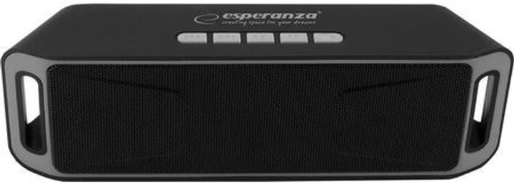Głośnik przenośny Esperanza FOLK 6 W Stereo portable speaker Czarny, Szary (AKGESPGLO0015) - obraz 1