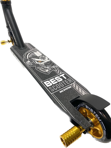 Самокат трюковой Best Scooter HIC-система пеги алюминиевый диск и дека ...