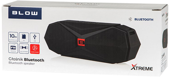 Акустична система Blow XTREME 2x5W Bluetooth speaker (AKGBLOGLO0035) - зображення 3