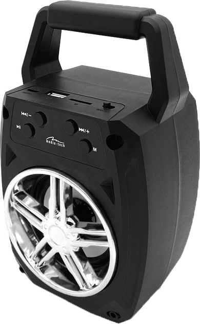 Głośnik przenośny Media-Tech PLAYBOX JIVE MT3170 Bluetooth speaker MP3 player Radio FM Czarny (AKGMEDGLO0017) - obraz 1