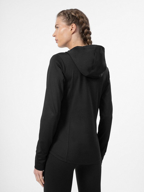 Спортивная кофта женская 4F Sweatshirt Fnk F113 4FSS23TFSWF113-20S S Черная (5904698156634) 