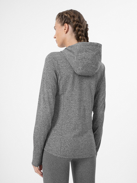 Спортивная кофта женская 4F Sweatshirt Fnk F113 4FSS23TFSWF113-27M XS Серая (5904698156771) 