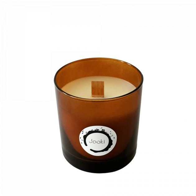 Арома свеча стакан, Bay leaf Blackberry с деревянным фитилем, 190г, 34 ...
