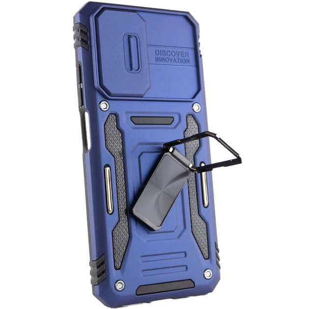 Удароміцний чохол Camshield Army Ring Xiaomi Redmi 9A Синій / Navy Без бренду - зображення 3