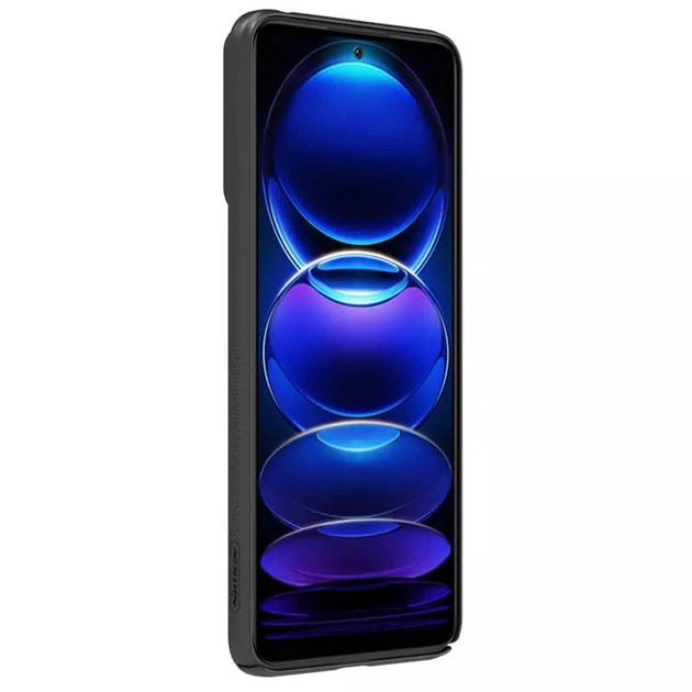 Карбоновая накладка Nillkin Camshield (шторка на камеру) для Xiaomi Poco X5 5G / Redmi Note 12 5G Черный / Black - Фото 4 Карбоновая накладка Nillkin Camshield (шторка на камеру) для Xiaomi Poco X5 5G / Redmi Note 12 5G Черный / Black - изображение 4