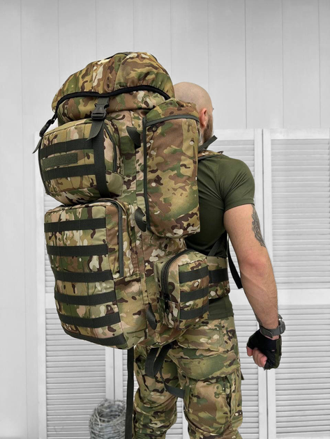Тактичний великий армійський рюкзак 100+10л rescue П1-0! - изображение 1