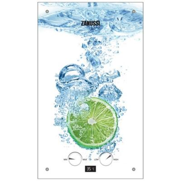 Проточный водонагреватель Zanussi GWH 10 Fonte Glass Glass Lime ...