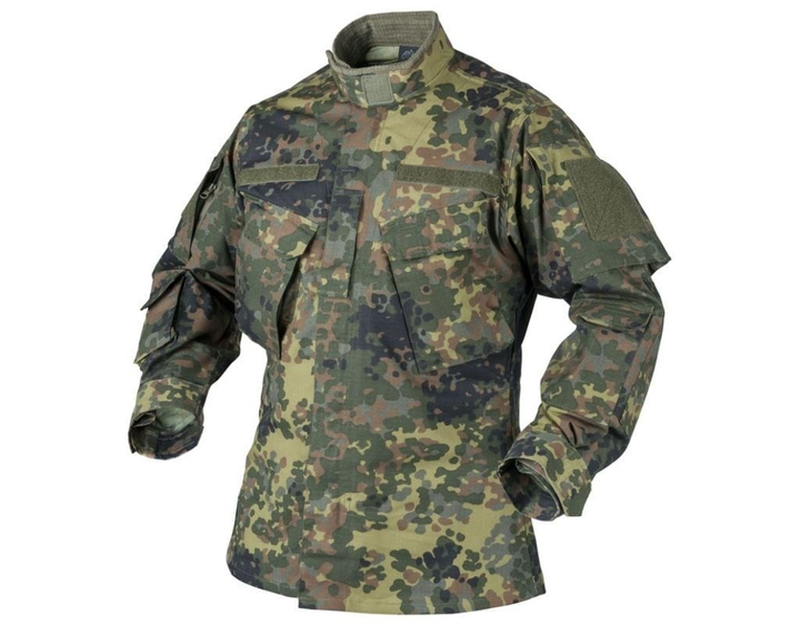 Китель унисекс (Рипстоп) TCU - NyCo Ripstop Helikon-Tex Flecktarn S/Regular Тактический - изображение 1