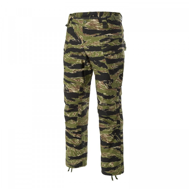 Штаны (поликоттон с эластаном и армированием Рипстоп) SFU Next MK2 - Polycotton Stretch Ripstop Helikon-Tex Tiger Camo L/Regular Тактические мужские - изображение 1