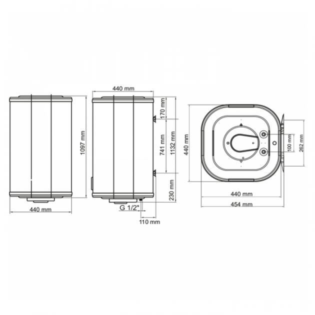Бойлер ARTI WH Cube Dry 120L/2 - Фото 4 Бойлер ARTI WH Cube Dry 120L/2 - изображение 4