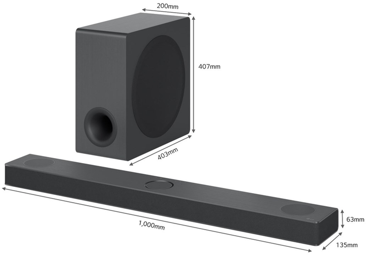 Soundbar LG S80QY 3.1.3 kanały 480 W srebrny (GKSLG-SOU0056) - obraz 3
