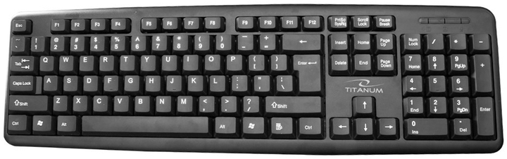 Клавіатура дротова Esperanza TKR101 USB (TKR101) (PERTTMKLA0001) - зображення 1
