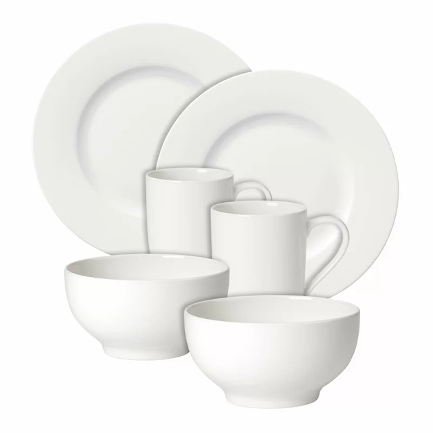 Набір для сніданку Villeroy & Boch For Me із 6 предметів фарфор преміум-класу білий - Фото 2 Набір для сніданку Villeroy & Boch For Me із 6 предметів фарфор преміум-класу білий - зображення 2