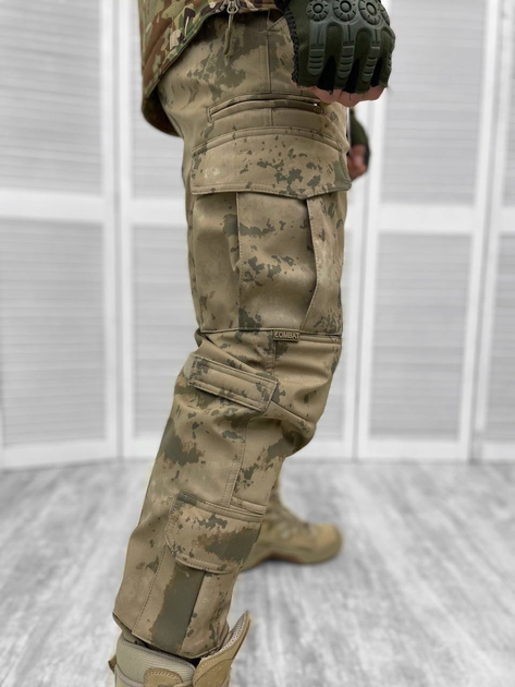 Тактичні штани мультикам COMBAT L sand - зображення 2