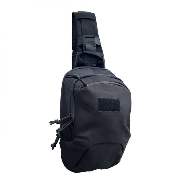 Сумка кобура для прихованого носіння зброї, сумка через плече, маленький рюкзак 31х20х10 см 4л колір чорний - зображення 2