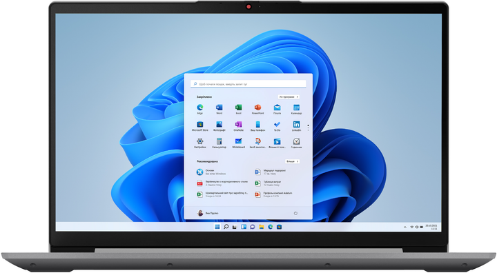 Ноутбук Lenovo IdeaPad 3 15ITL6 (82H801QQPB) Arctic Grey - зображення 1