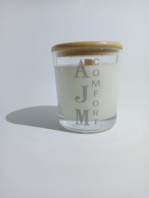 Контейнерная свеча без запаха AJM COMFORT 170 грамм натуральный ...