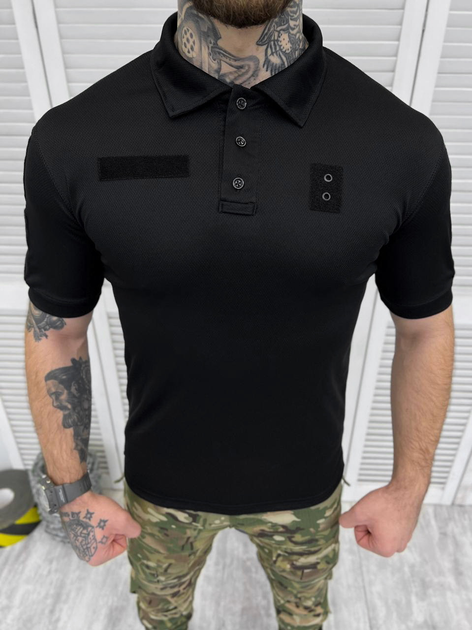 Тактична футболка polo Чорний XS - зображення 2