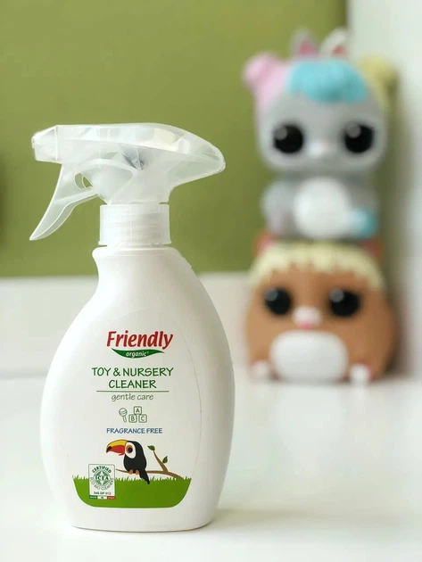Засіб чистячий для предметів дитячої кімнати FRIENDLY ORGANIC, 250 мл - Фото 2 Засіб чистячий для предметів дитячої кімнати FRIENDLY ORGANIC, 250 мл - зображення 2
