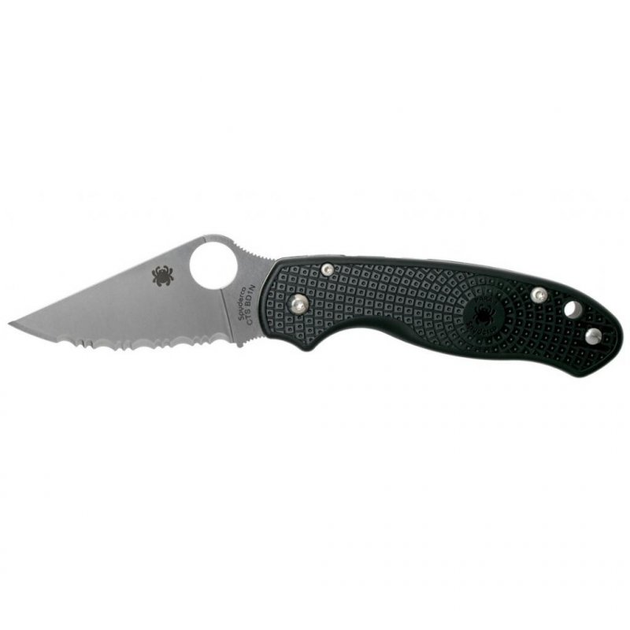 Нож Spyderco Para 3 FRN Black серрейтор (C223SBK) - изображение 1