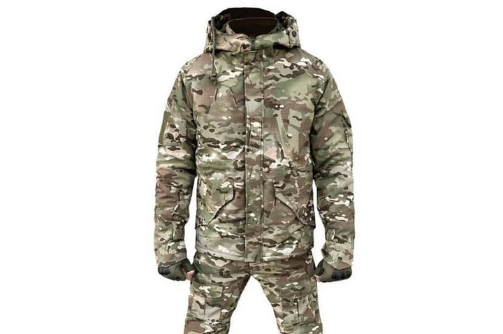 Тактический военный коcтюм Рип-Стоп HAN WILD G3 Multicam Куртка флисовая Rip-Stop, Убакс и Штаны с Защитой колен M Mультикам HWMRF0026800 - изображение 7