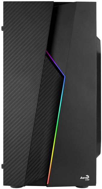 Obudowa Aerocool PGS BOLT MINI BLACK RGB (AEROPGSBOLTMINI-BK-R) - obraz 4