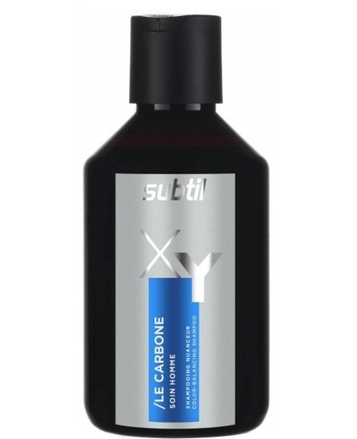 Шампунь тонирующий черный для темных волос Carbone XY Ducastel Subtil ...
