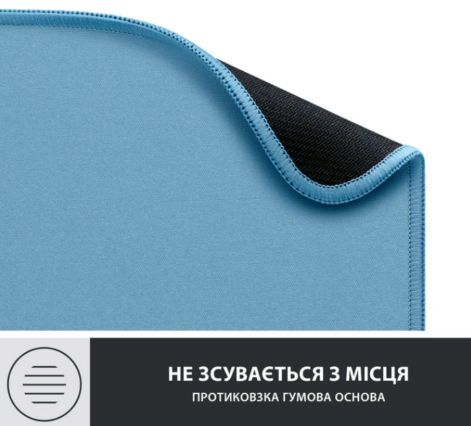 Коврик для мыши Studio Series Blue (956-000051) Logitech (2000003369614) - Фото 8 Коврик для мыши Studio Series Blue (956-000051) Logitech (2000003369614) - изображение 8