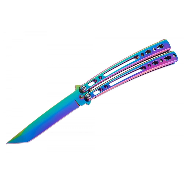 Нож Бабочка Танто Катана Градиент (цветной) Хамелеон MinocSteel - изображение 2