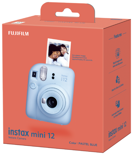 Камера миттєвого друку Fuji INSTAX MINI 12 Pastel Blue (6865295) - изображение 10