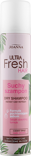 Сухой шампунь для темных волос - Joanna Ultra Fresh Hair Brown Dry ...