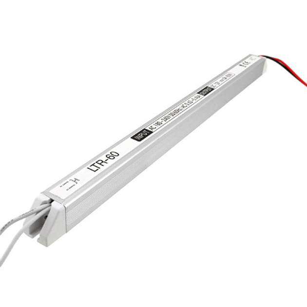 Блок питания BIOM LTR-60 60Вт 12В 5А Ultra Slim Алюминий IP20 Стандарт - изображение 1