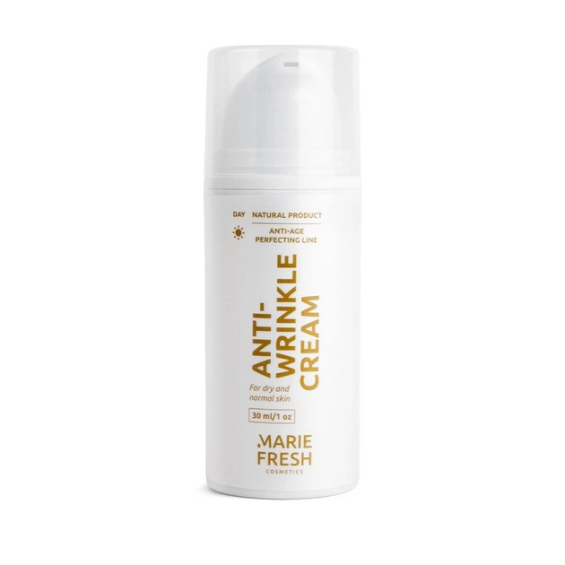 Денний крем проти зморщок Marie Fresh з пептидами для зрілої сухої та нормальної шкіри 30 мл - Фото 3 Денний крем проти зморщок Marie Fresh з пептидами для зрілої сухої та нормальної шкіри 30 мл - зображення 3