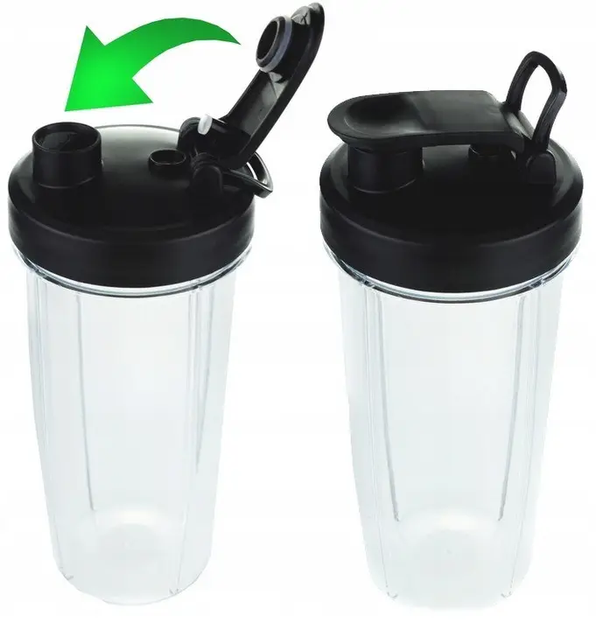 Фітнес блендер для смузі Esperanza Nutri Shot 6W1 EKM029 700 W чорний - зображення 6