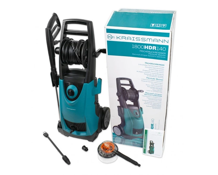 Автомойка KRAISSMANN 1800 HDR 140 (2 металлических насоса, качающая ...