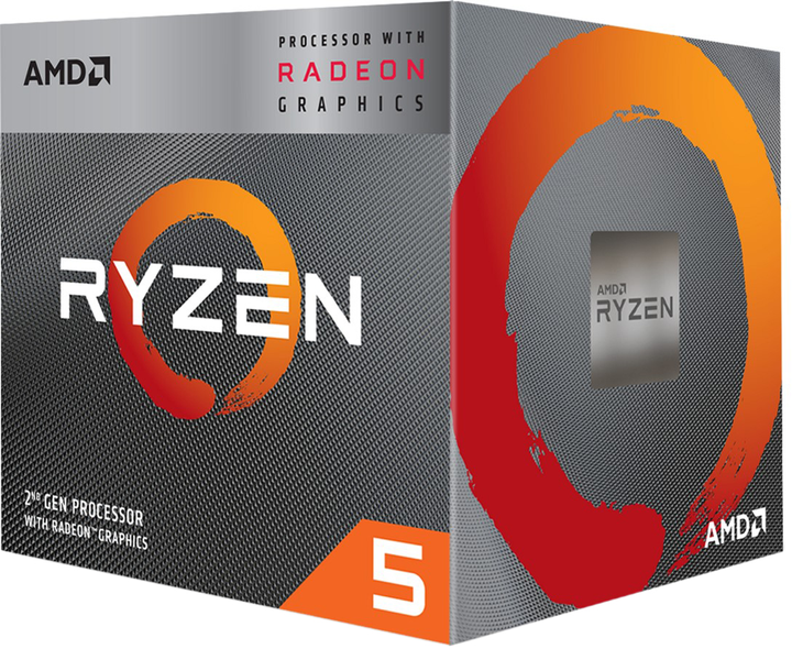 Procesor AMD Ryzen 5 3400G 3.7GHz/4MB (YD3400C5FHBOX) sAM4 BOX - obraz 1