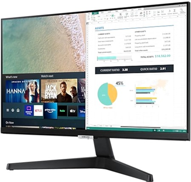 Монітор 24" Samsung LS24AM506NUXEN - зображення 3
