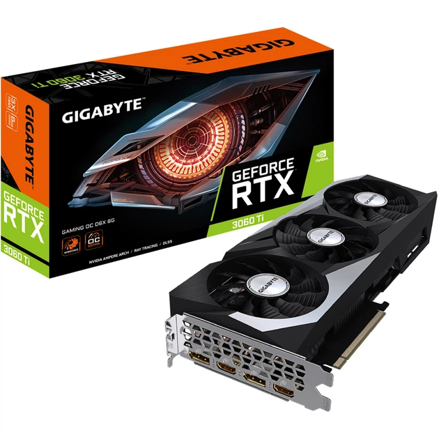 Відеокарта Gigabyte GeForce RTX 3060 Ti Gaming OC D6X 8G (GV