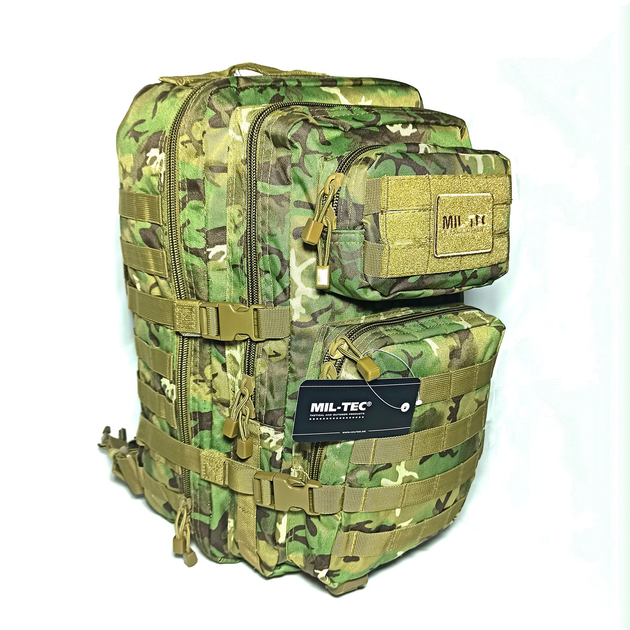 Рюкзак тактический Mil-Tec Large assault pack Arid Woodland 36 литров - изображение 2