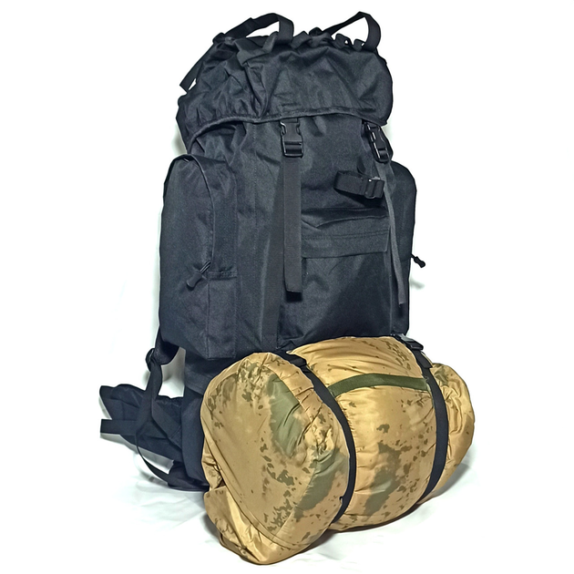 Тактичний рюкзак 80 л Black - зображення 1