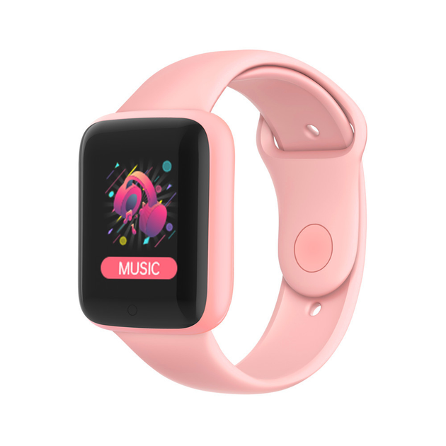 Смарт годинник Smart watch SWY68S розумний браслет з функціями фітнес трекера, вологозахистом, пульсометром та крокоміром Рожевий - зображення 13
