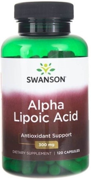 Альфа-ліпоєва кислота Swanson Alpha Lipoic Acid 300 мг 60 капсул (SWU136) - зображення 1