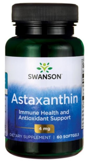 Астаксантин Swanson Astaxanthin 4 мг 60 капсул (SWU730) - зображення 1