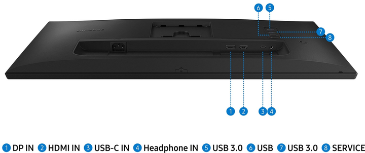 Монітор 27" Samsung LS27A400UJUXEN - зображення 19