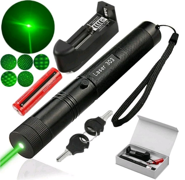 Мощный лазер «SDLaser 303 Green» (7км)