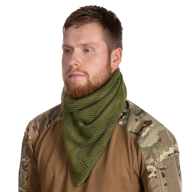 Снайперський Маскувальний шарф-сітка Mil-Tec® Olive - зображення 2