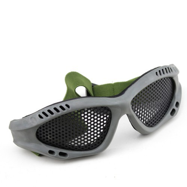 Захисні окуляри-сітка Olive (для Airsoft, Страйкбол) - зображення 1