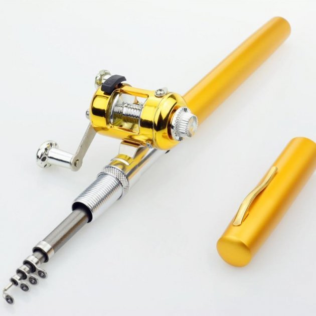 Удочка карманная мини удочка в виде ручки Fish Rod in Pen Case